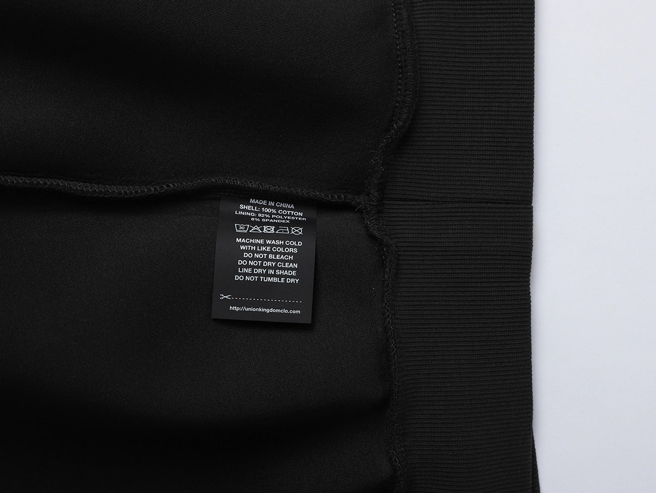 BOXY CROPPED FIT 'BLACK' HOODIE