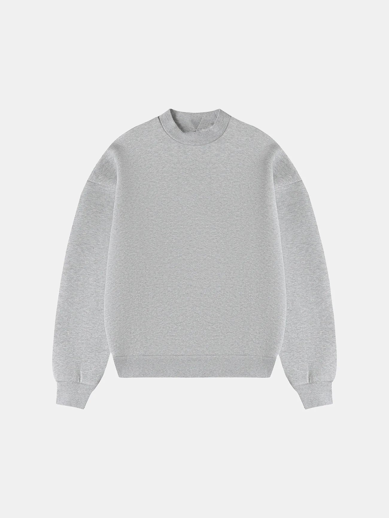 BOXY CROPPED FIT 'GRAY' CREWNECK