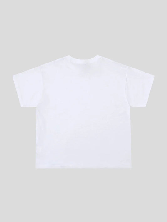 RELAXED BOXY FIT 'WHITE' T-SHIRT
