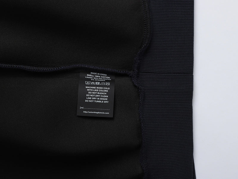 BOXY CROPPED FIT 'NAVY' CREWNECK