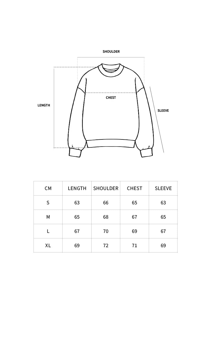 BOXY CROPPED FIT 'BLACK' CREWNECK