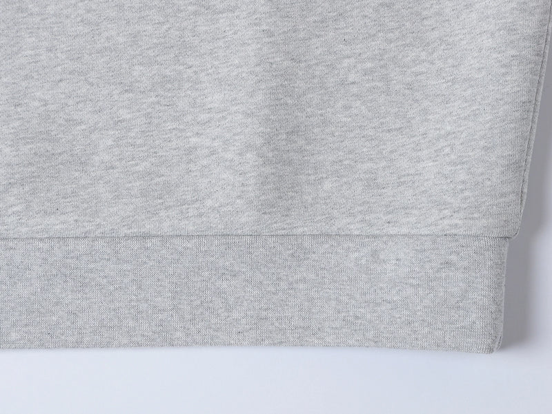 BOXY CROPPED FIT 'GRAY' CREWNECK