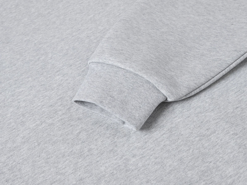 BOXY CROPPED FIT 'GRAY' CREWNECK